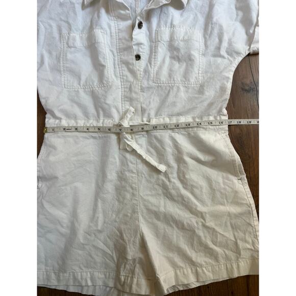 H&M Women's Short White Rompers Size Small - Picture 5 of 6